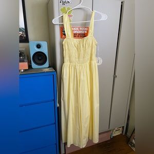 Staud Yellow Dress NWT